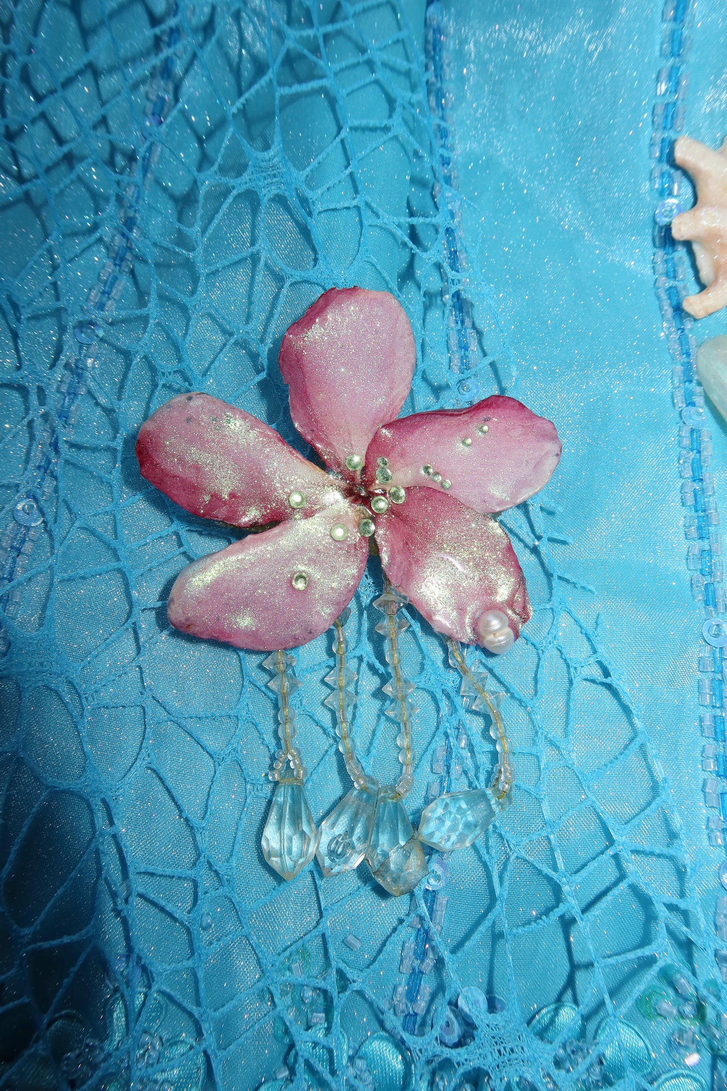 Ariel Plumeria Hair Clip