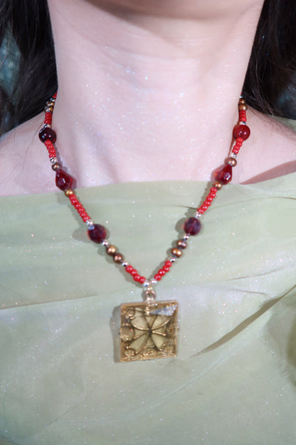 Cranberry Radiance Necklace