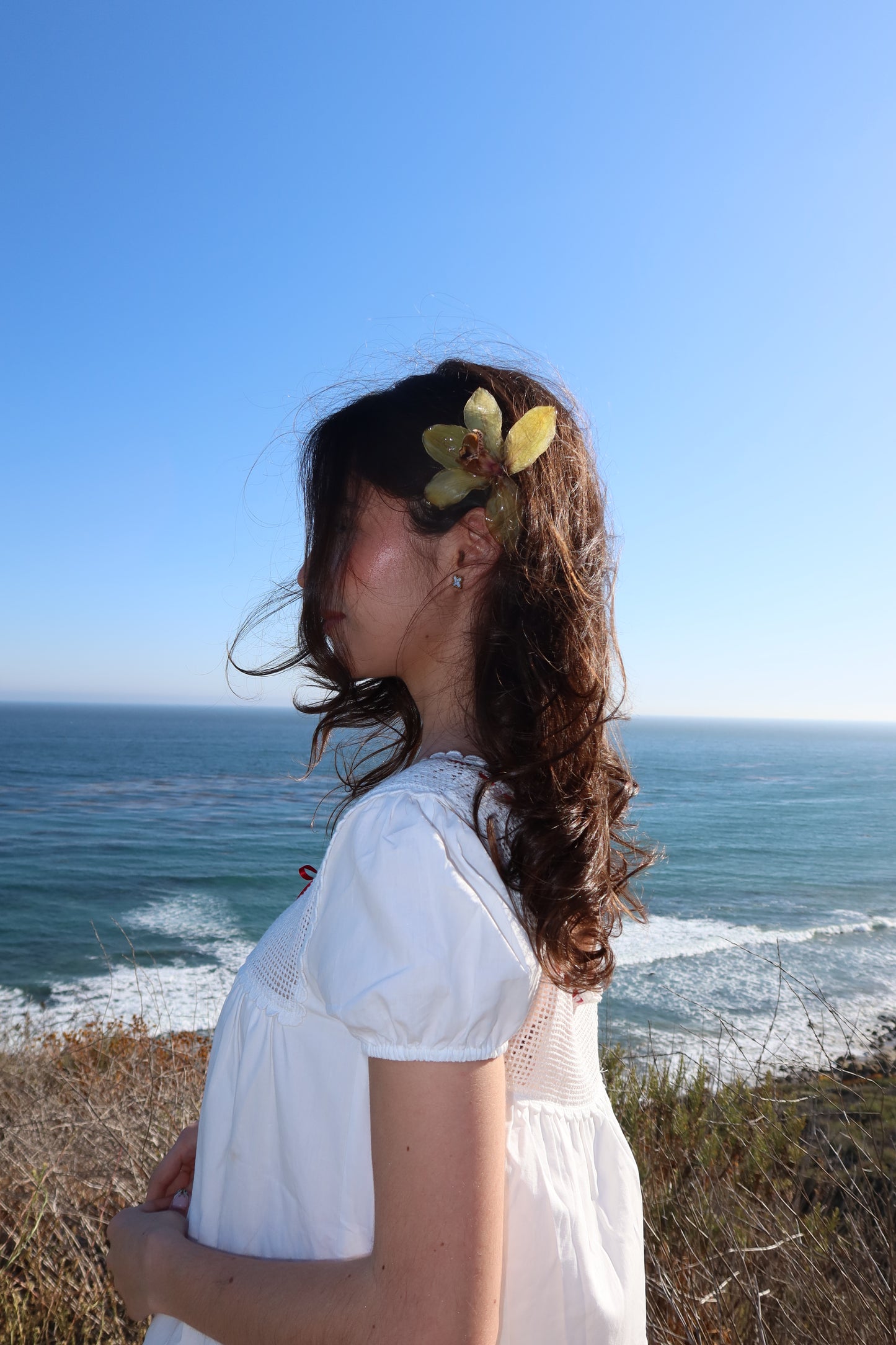 Ana Laura Orchid Hair Clip