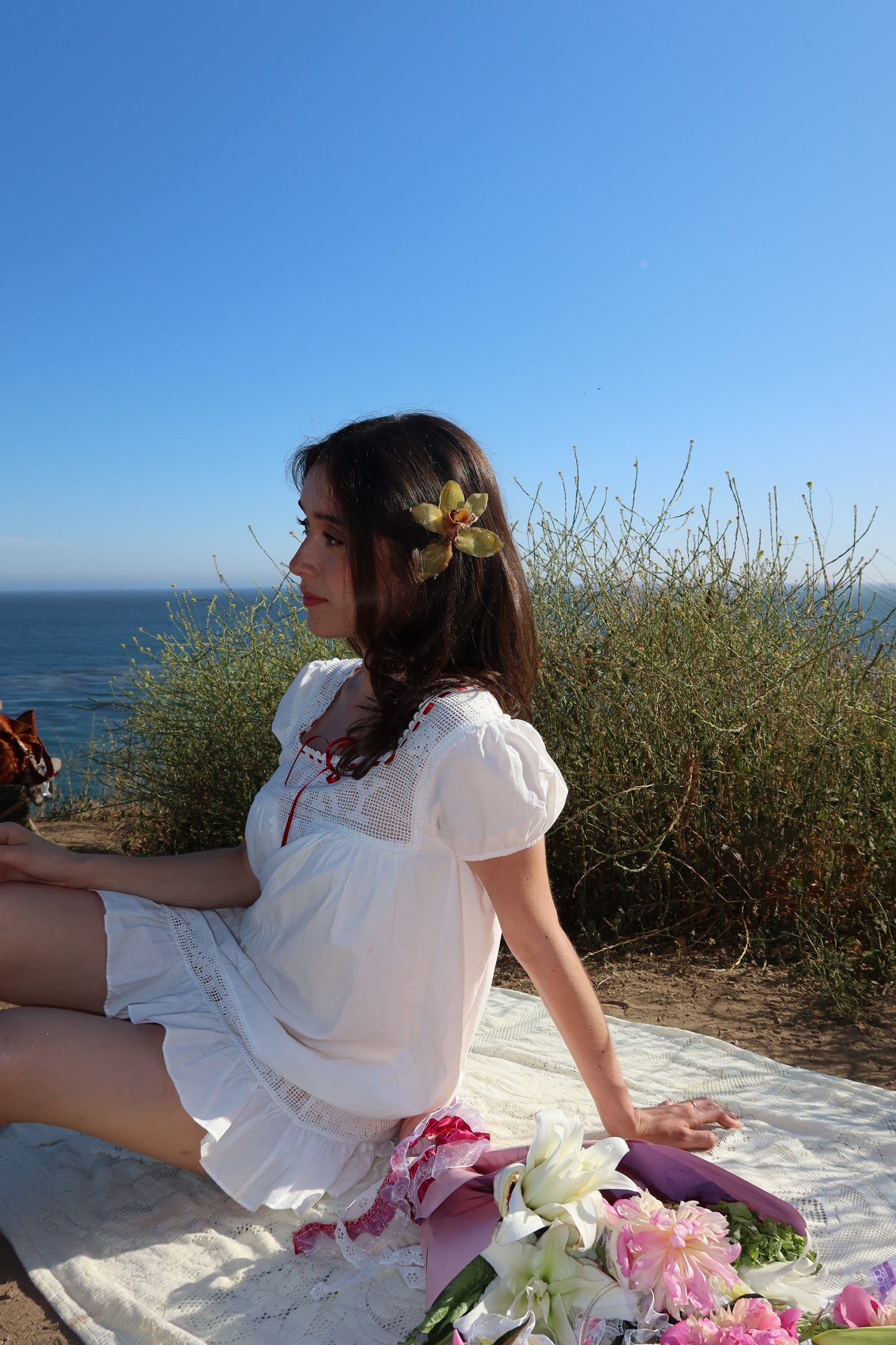 Ana Laura Orchid Hair Clip