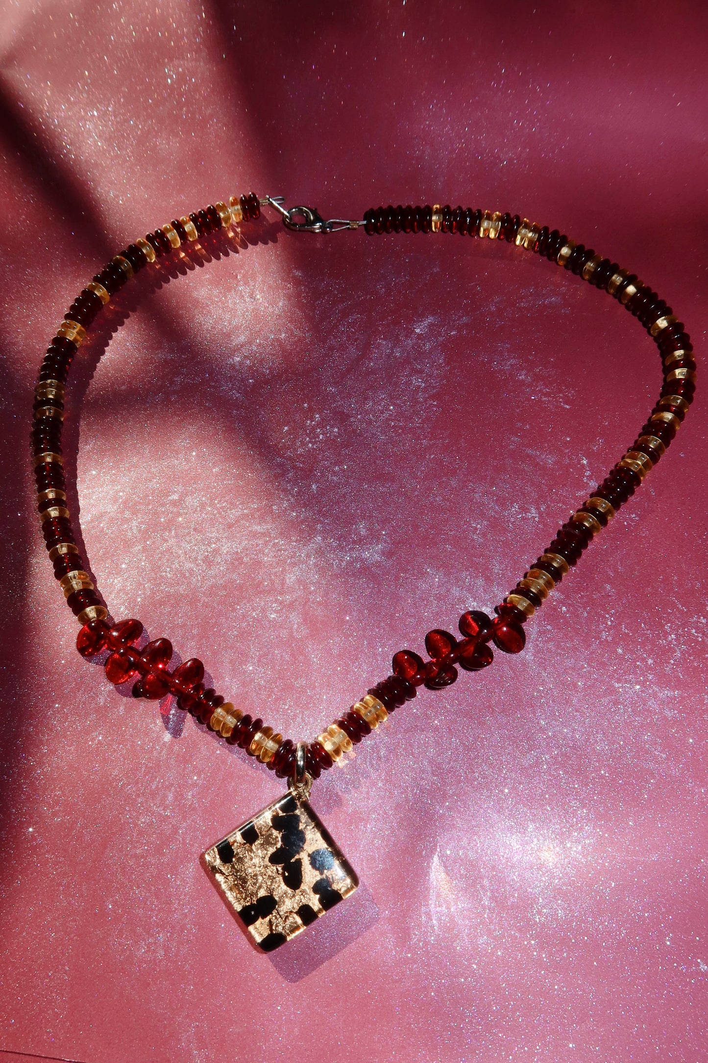 Rojito Beaded Necklace