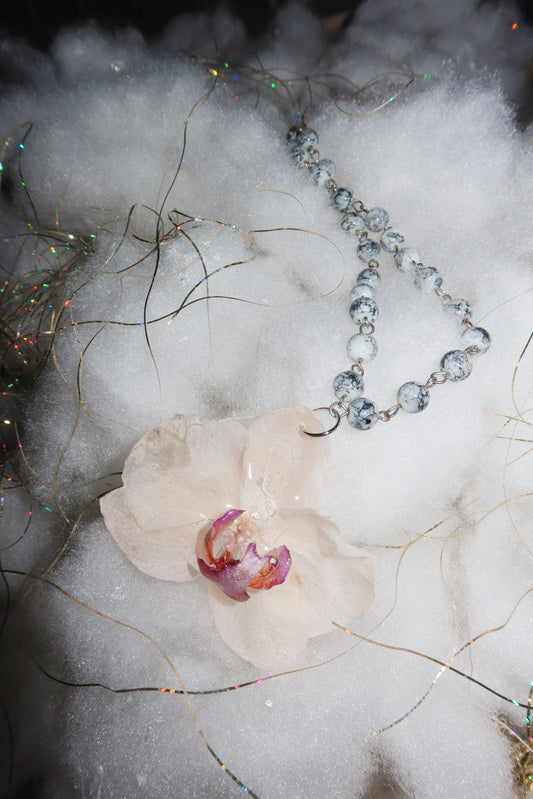 Soleil Orchid Necklace