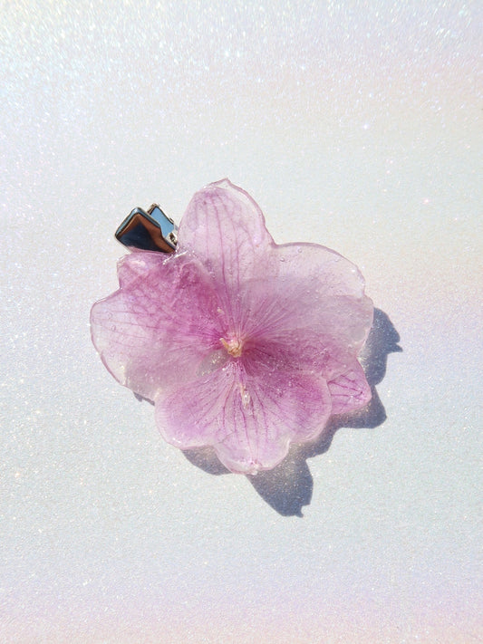 Alexa Orchid Hair Clip