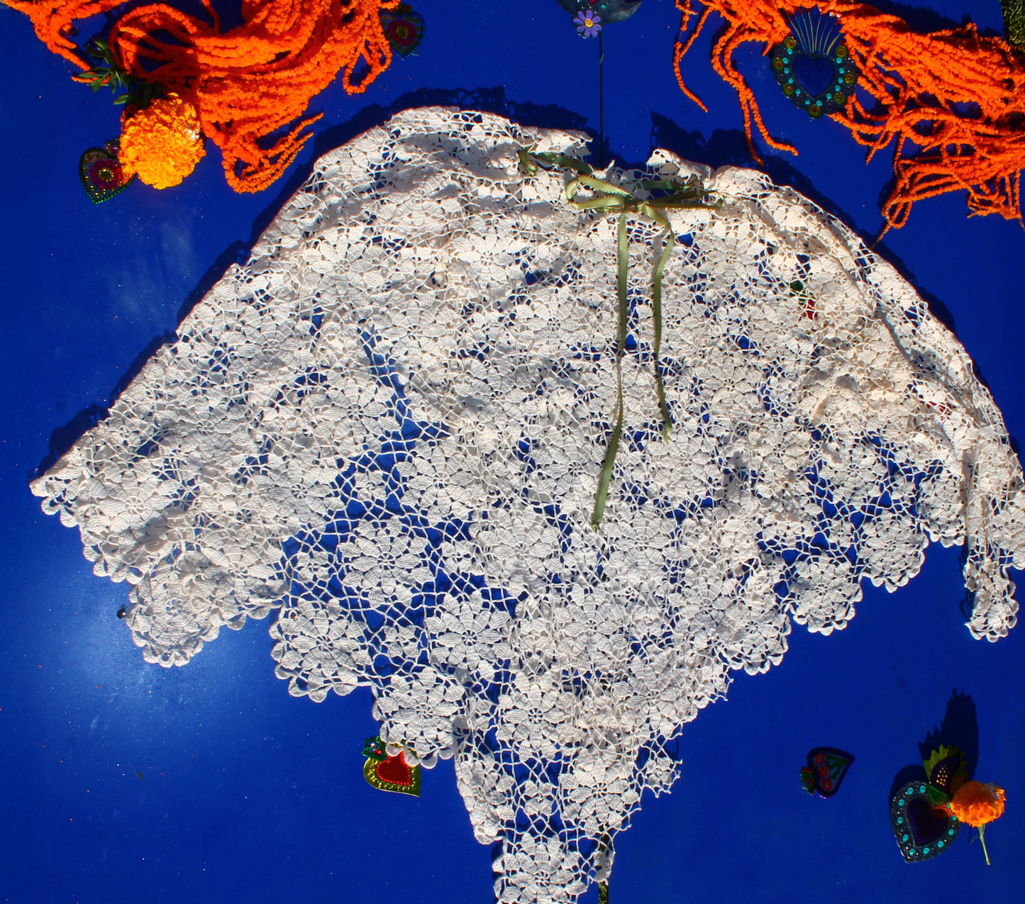 Woven Histories: The Upcycled Lace Poncho