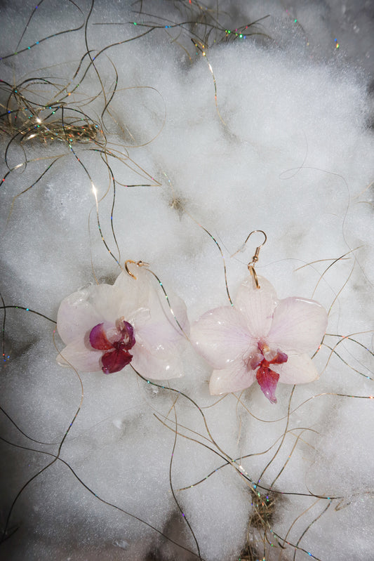 Blushing Orchid Earrings