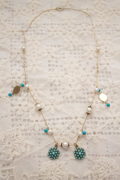 Encantos Turquesa Charm Necklace