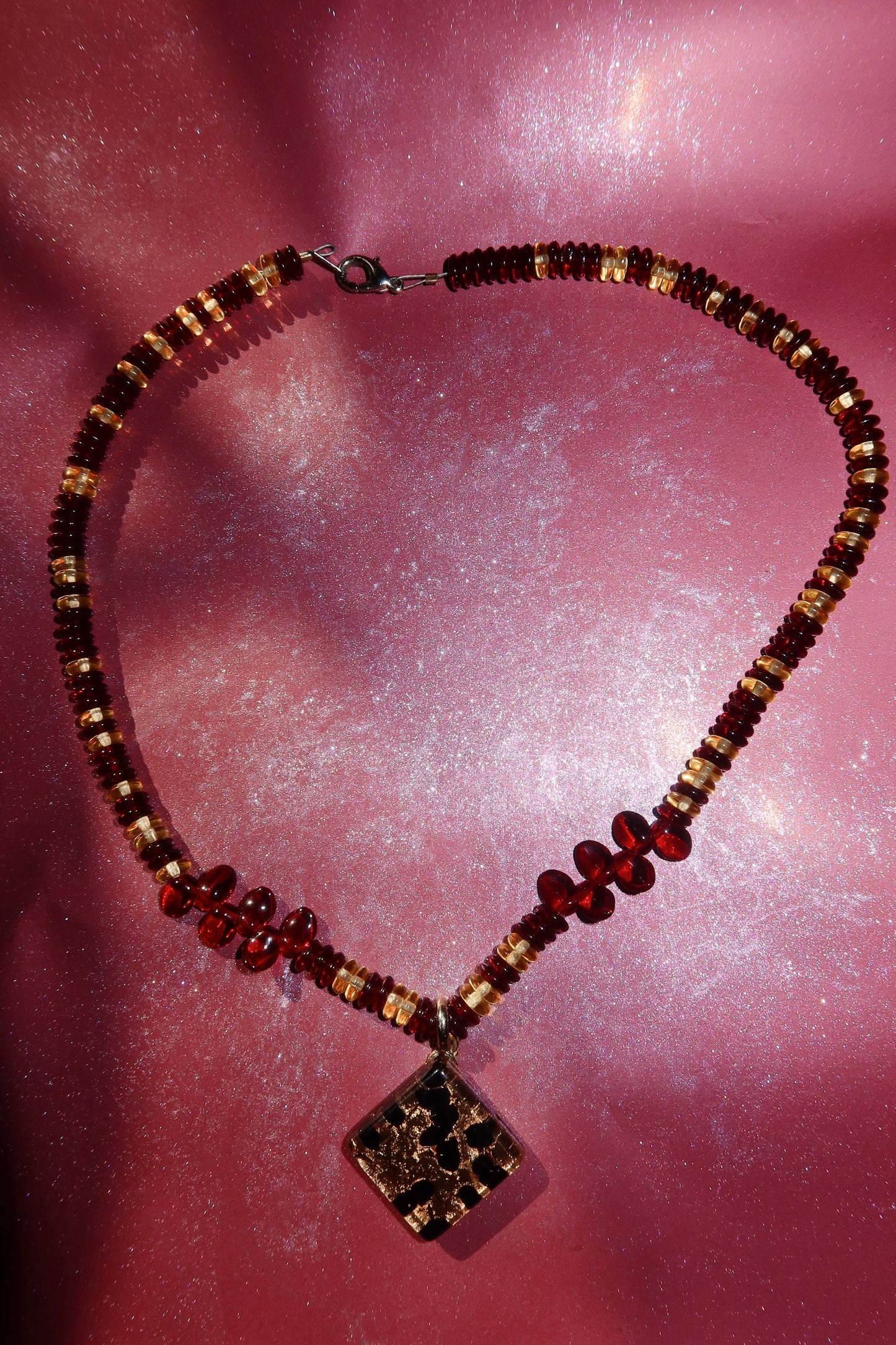 Rojito Beaded Necklace