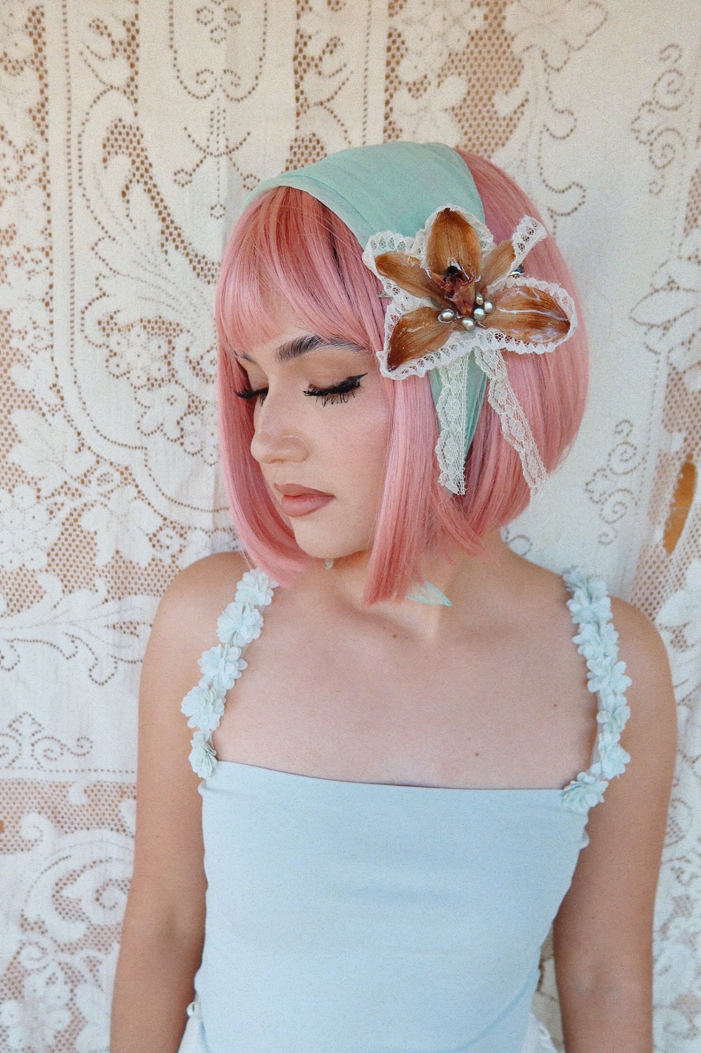 Orchid Lace Hair Clip