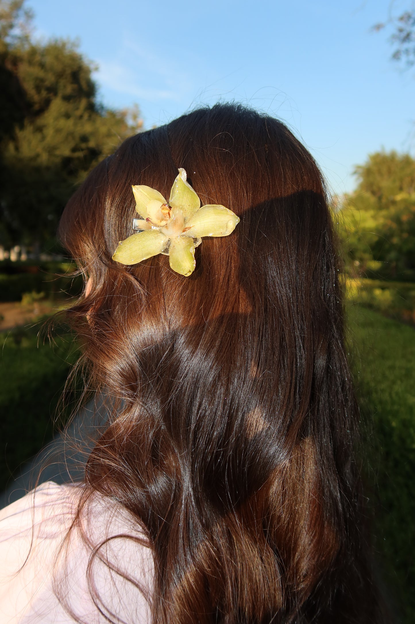Natalia Orchid Hair Clip