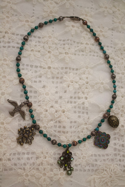 Turquesa Charm Necklace