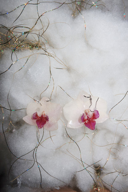 Blushing Orchid Earrings