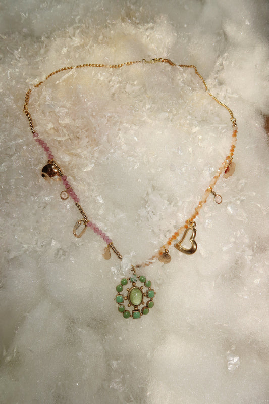 Radiant Bloom Charm Necklace