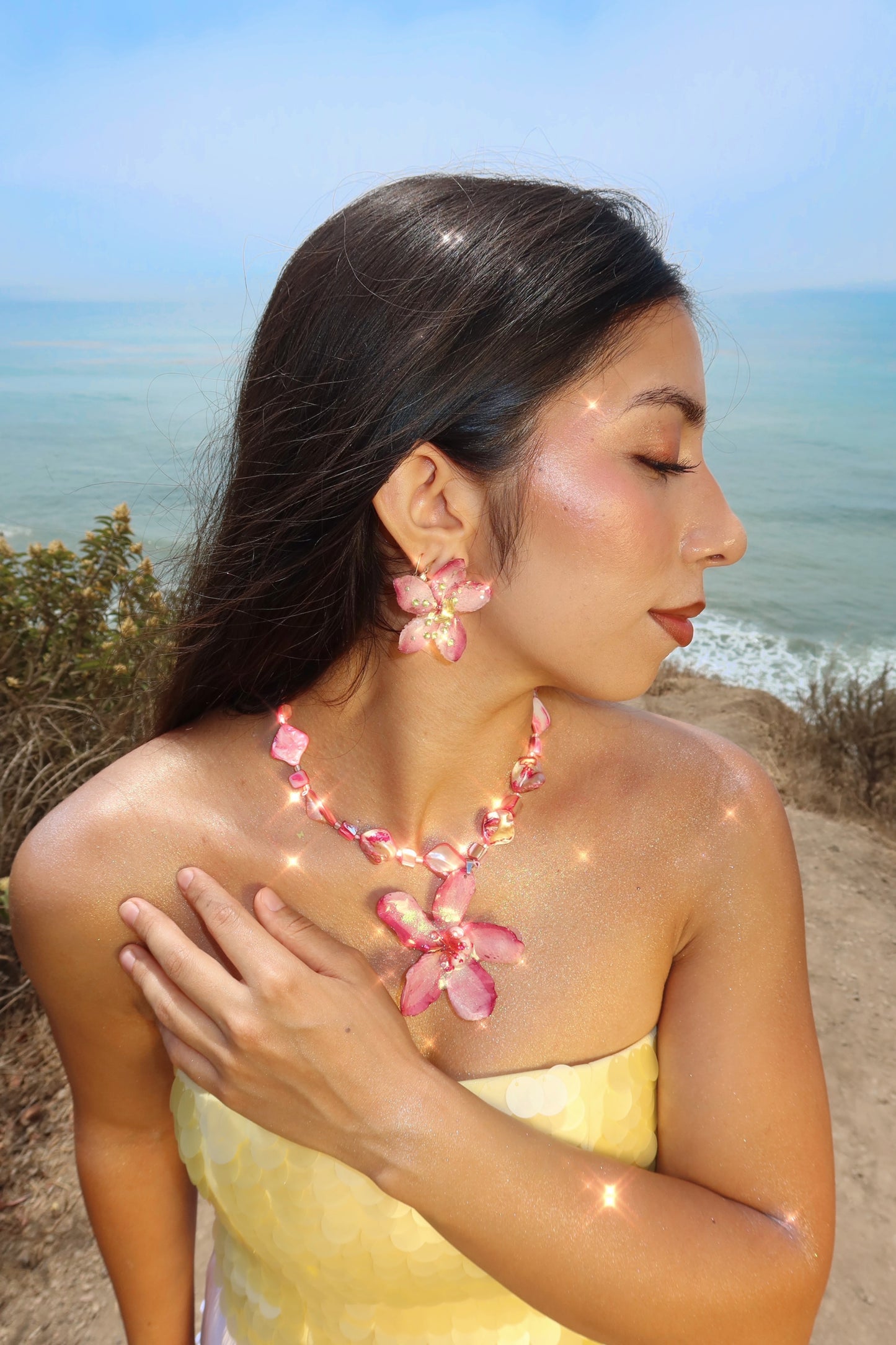 Destiny Plumeria Earrings