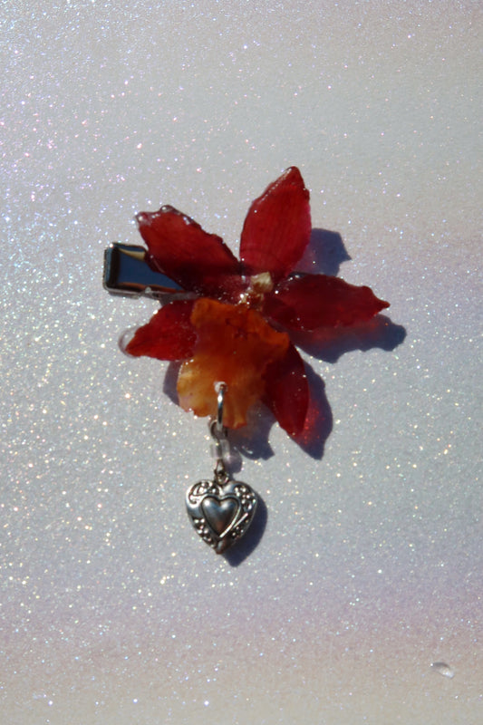 Samanta Orchid Hair Clip