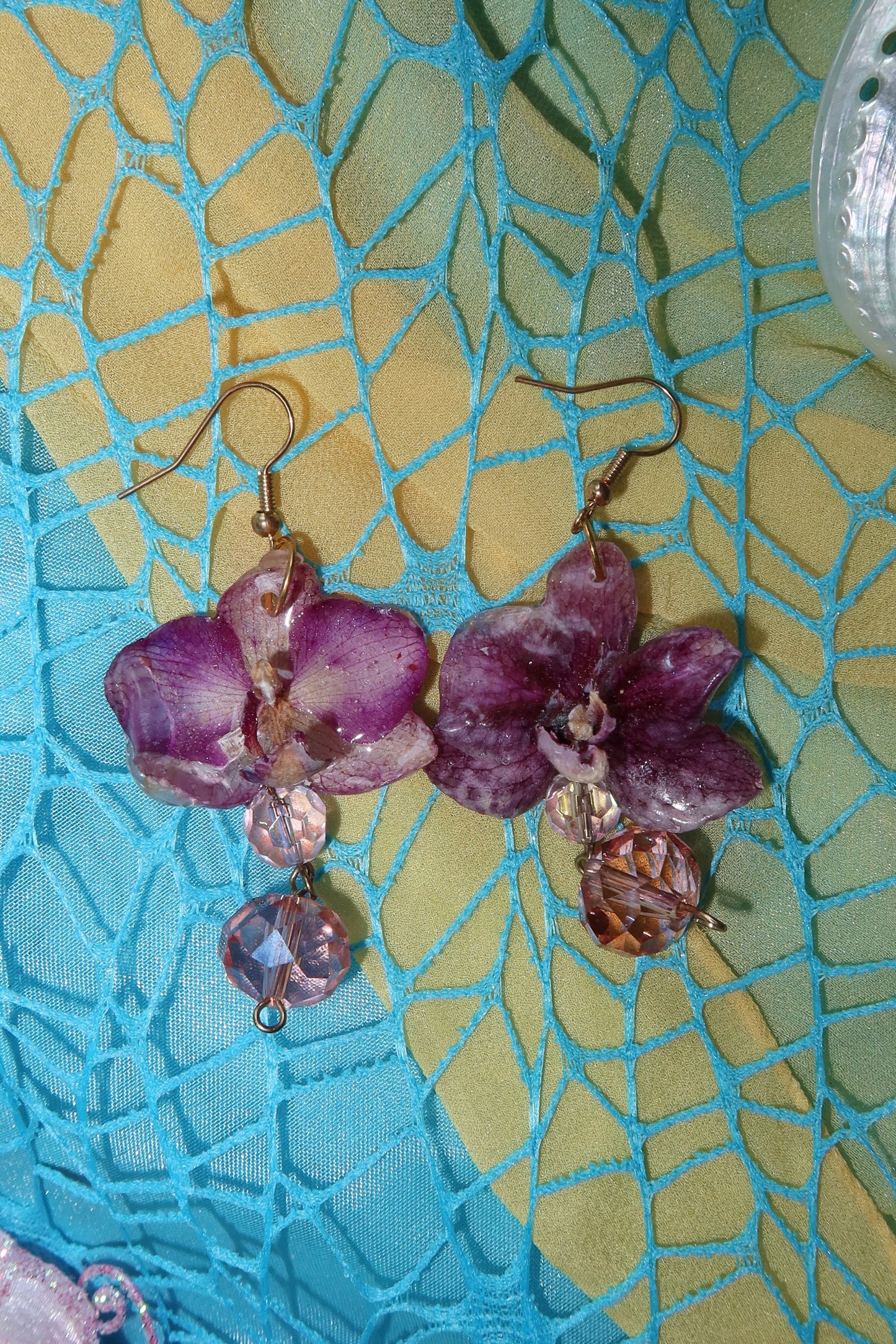 Viola Orquídea Earrings