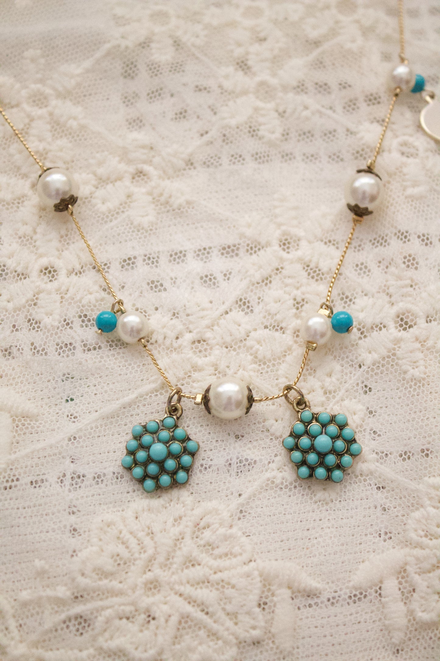 Encantos Turquesa Charm Necklace