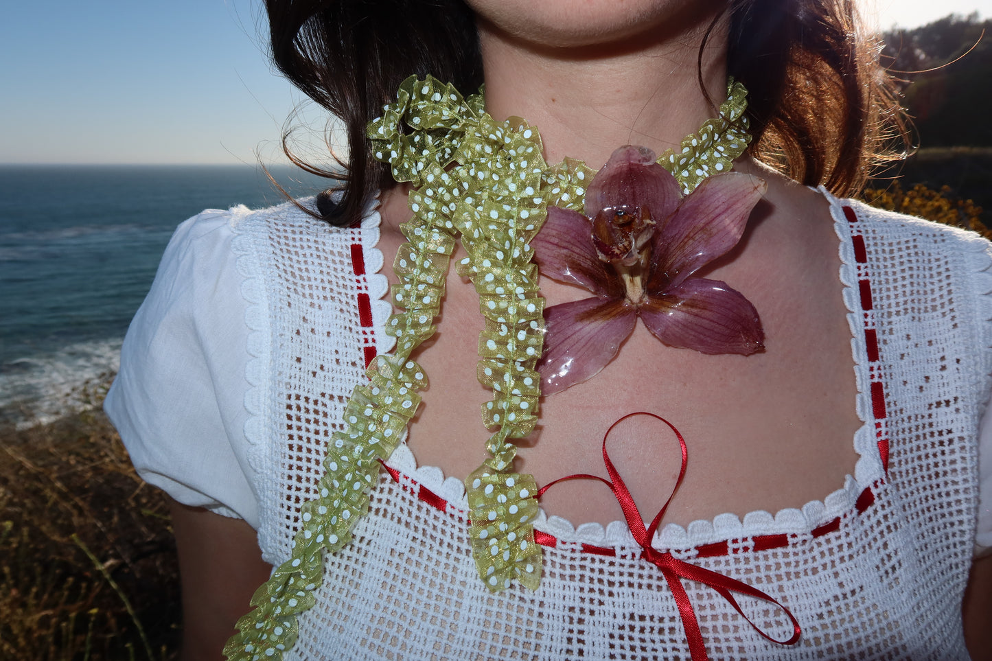 Cassandra Orchid Hair Clip